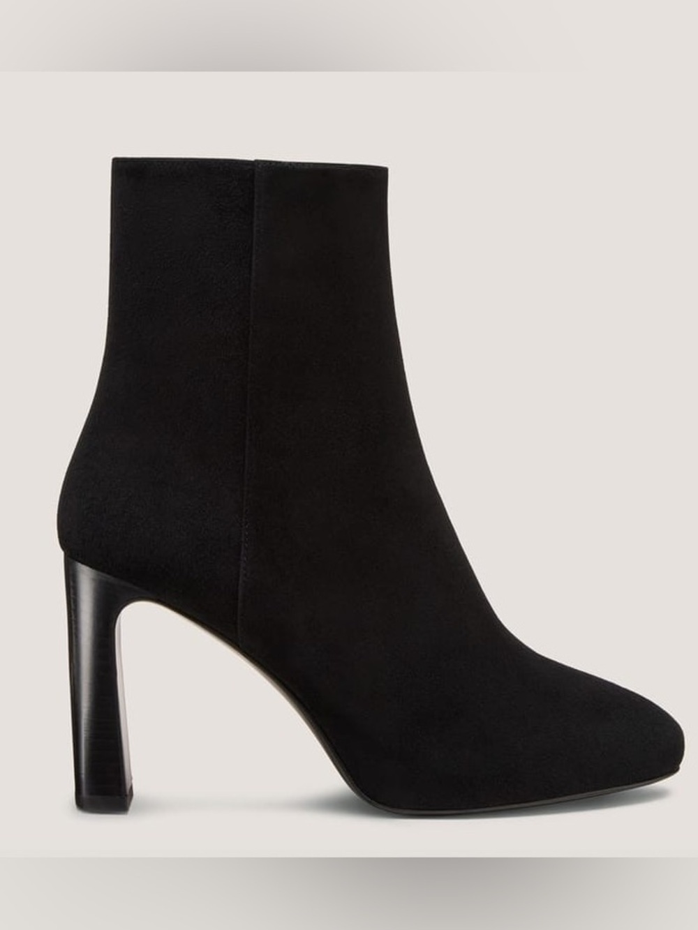 Stuart Weitzman BABETTE PLATFORM BOOTIE Black Suede Size 8B NEW!